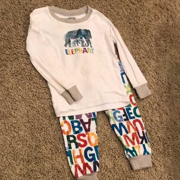 NWT Gymboree Boys Striped Thermal Gymmies Pajama Set Pj 5,8,12